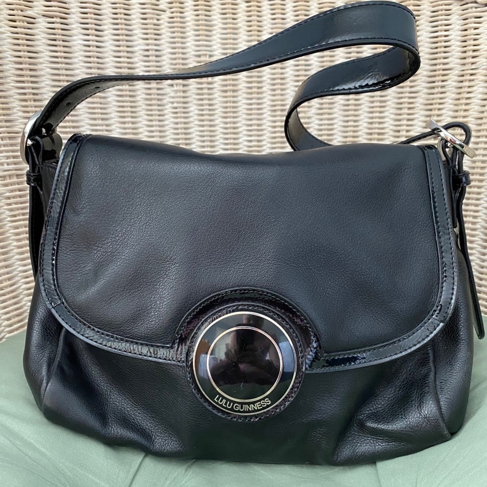 Lulu Guinness Leather Shoulder Bag